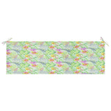 Vidaxl Garden Bench Kissen 150x50x3 cm Oxford Stoffblattmuster