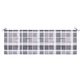 Vidaxl Gartenbank Kissen 150x50x4 cm Oxford Stoff Diamond Muster grau