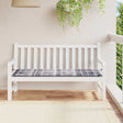 Vidaxl Gartenbank Kissen 150x50x4 cm Oxford Stoff Diamond Muster grau