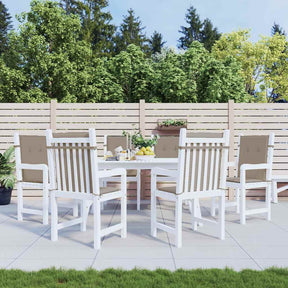 Vidaxl Gartenstuhl Kissen 6 Stcs 100x50x3 cm Oxford Stofftaupe