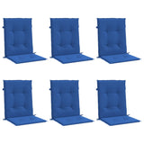 Vidaxl Gartenstuhl Kissen 6 Stcs 100x50x3 cm Oxford Fabric Royal Blue