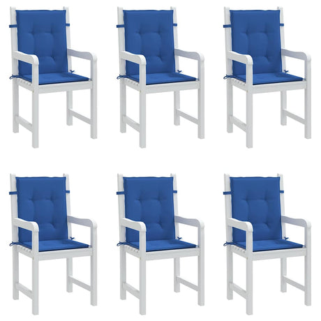 Vidaxl Gartenstuhl Kissen 6 Stcs 100x50x3 cm Oxford Fabric Royal Blue