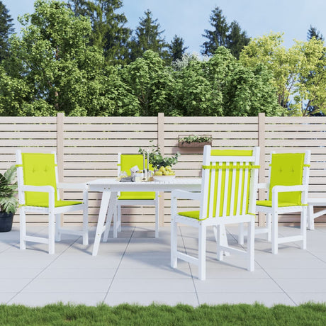 Vidaxl Gartenstuhl Kissen 4 Stcs 100x50x3 cm Oxford Stoff klar grün