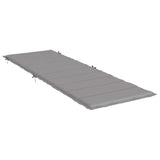Vidaxl Lounger Kissen 186x58x4 cm Oxford Stoff grau