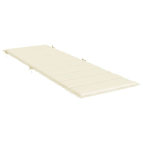 Vidaxl Lounger Kissen 186x58x4 cm Oxford Stoffcreme -Colored