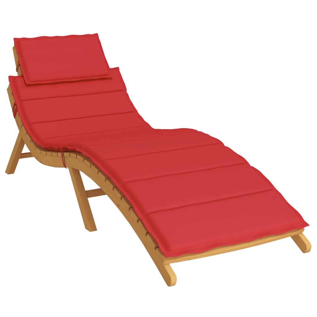 Vidaxl Lounge Kissen 186x58x4 cm Oxford Stoff rot