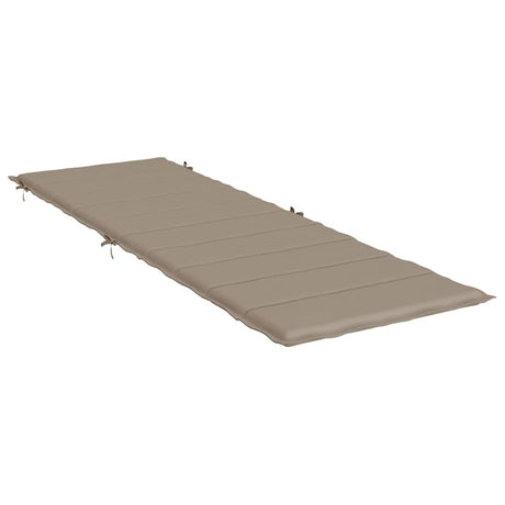 Vidaxl Lounger Kissen 186x58x4 cm Oxford Stofftaupe
