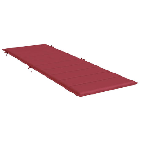 Vidaxl Lounger Kissen 186x58x4 cm Oxford Stoff Wein rot