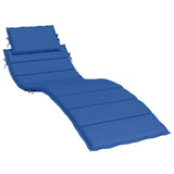 Vidaxl Lounger Kissen 186x58x4 cm Oxford Fabric Royal Blau
