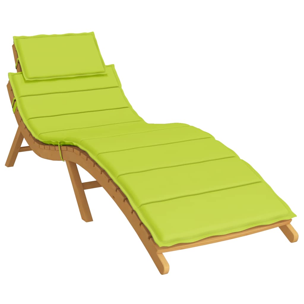 Vidaxl Lounger Kissen 186x58x4 cm Oxford Stoff klar grün