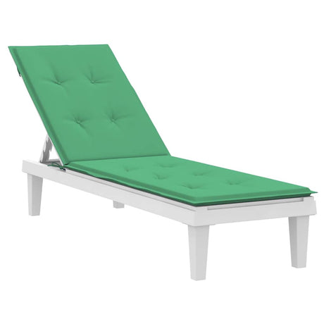 VIDAXL -Terrassenstuhlkissen (75+105) x50x4 cm Grün