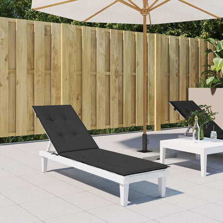 VIDAXL -Terrassenstuhlkissen (75+105) x50x4 cm schwarz