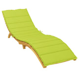 Vidaxl Lounger Kissen 200x50x3 cm Oxford Stoff klar grün