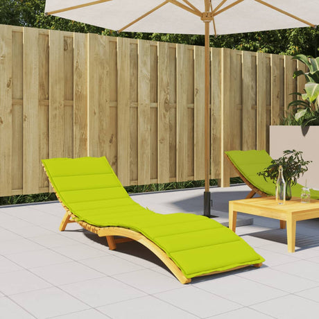 Vidaxl Lounger Kissen 200x50x3 cm Oxford Stoff klar grün