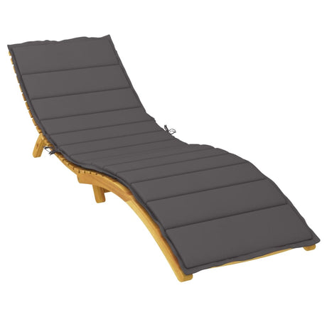 Vidaxl Lounger Kissen 200x60x3 cm Oxford Stoffanthrazit -gelöscht