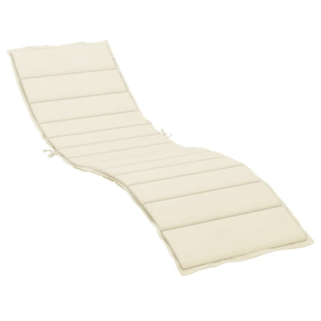 Vidaxl Lounger Kissen 200x60x3 cm Oxford Fabric Cream -Colored