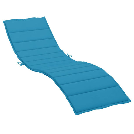 Vidaxl Lounger Kissen 200x60x3 cm Oxford Stoff Blau