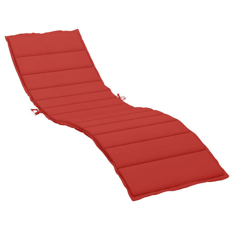 Vidaxx Liegekissen 200x60x3 cm Oxford-Stoff rot