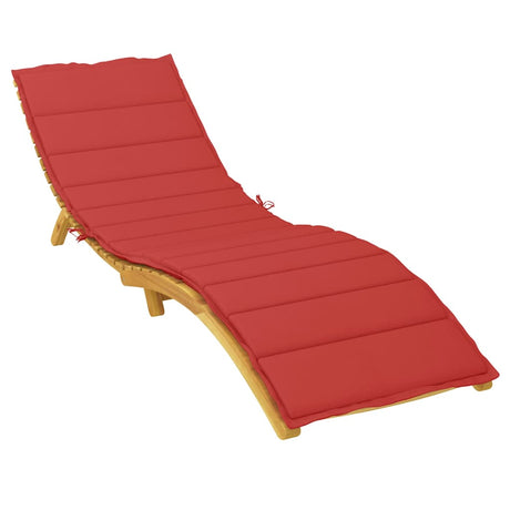 Vidaxx Liegekissen 200x60x3 cm Oxford-Stoff rot