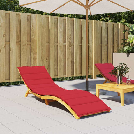 Vidaxx Liegekissen 200x60x3 cm Oxford-Stoff rot