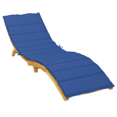 VidaXL Liegekissen 200x60x3 cm Oxford-Stoff Königsblau
