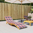 Vidaxl Lounger Kissen 200x60x3 cm Oxford Fabric Diamond Muster rot