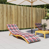 Vidaxl Lounger Kissen 200x60x3 cm Oxford Fabric Diamond Muster rot