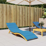 Vidaxl Lounger Kissen 200x70x3 cm Oxford Stoff Blau