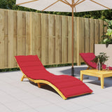 Vidaxl Lounge Kissen 200x70x3 cm Oxford Stoff rot