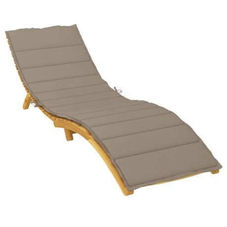 Vidaxl Lounge Kissen 200x70x3 cm Oxford Stofftaupe