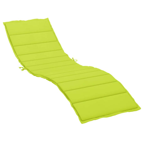 Vidaxl Lounger Kissen 200x70x3 cm Oxford Stoff klar grün