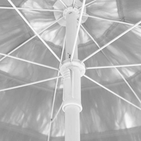 Vidaxl Strandparasol Hawaii 180 cm Weiß