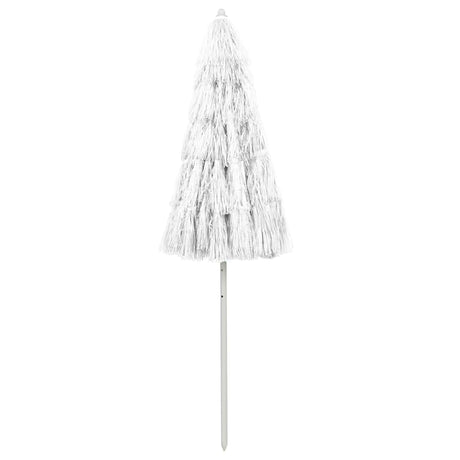 Vidaxl Strandparasol Hawaii 240 cm Weiß
