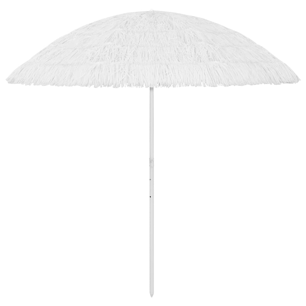 VidaXL Strandschirm Hawaii 300 cm weiß