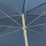 Vidaxl strandparasol 240 cm blauw