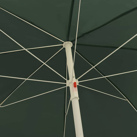 Vidaxl strandparasol 240 cm groen