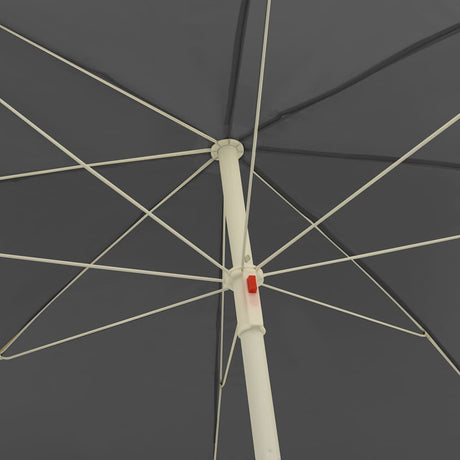 Vidaxl strandparasol 300 cm antracietkleurig