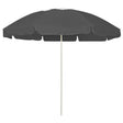 Vidaxl strandparasol 240 cm antracietkleurig