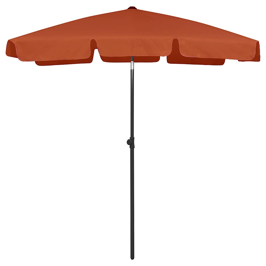 Vidaxx Strandschirm 180x120 cm terrakottafarben
