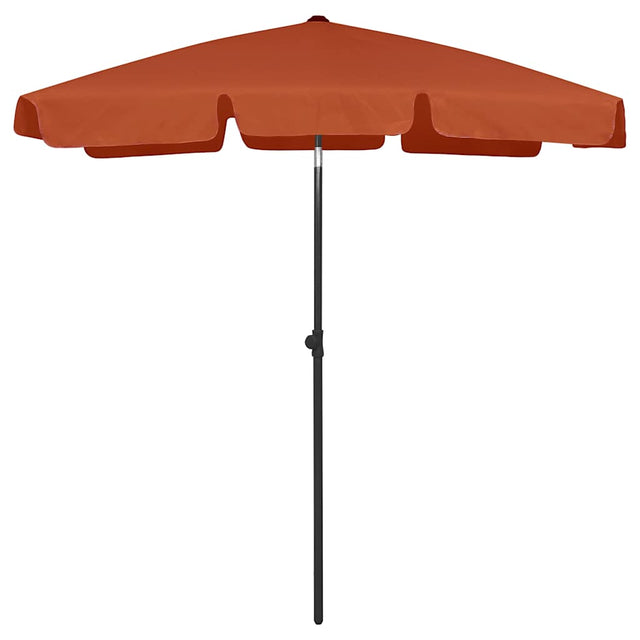Vidaxx Strandschirm 180x120 cm terrakottafarben