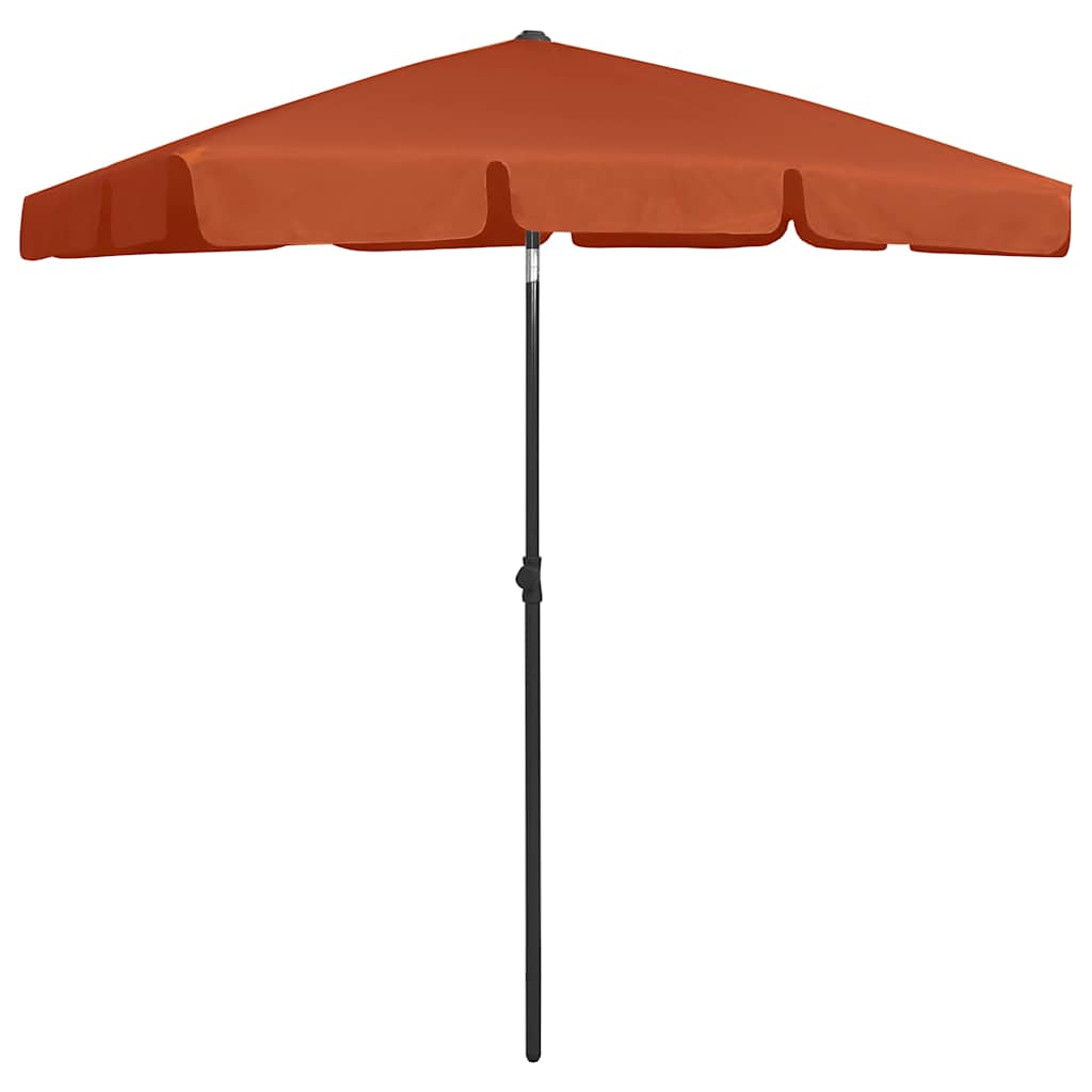 Vidaxx Strandschirm 180x120 cm terrakottafarben