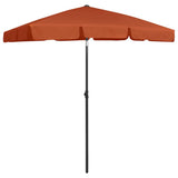 Vidaxx Strandschirm 180x120 cm terrakottafarben