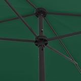 Vidaxl strandparasol 200x125 cm groen