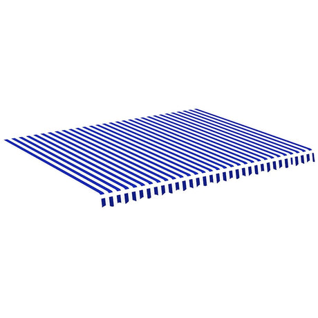 Vidaxl Ersatztuch für Luifel 4,5x3,5 m blau und weiß