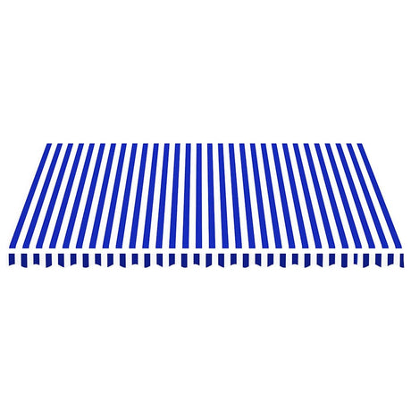 Vidaxl Ersatztuch für Luifel 4,5x3,5 m blau und weiß