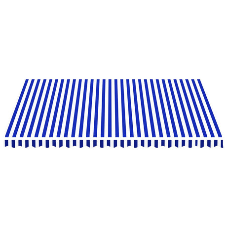 Vidaxl Ersatztuch für Luifel 4,5x3,5 m blau und weiß