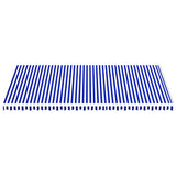 Vidaxl Ersatztuch für Luifel 6x3,5 m blau und weiß