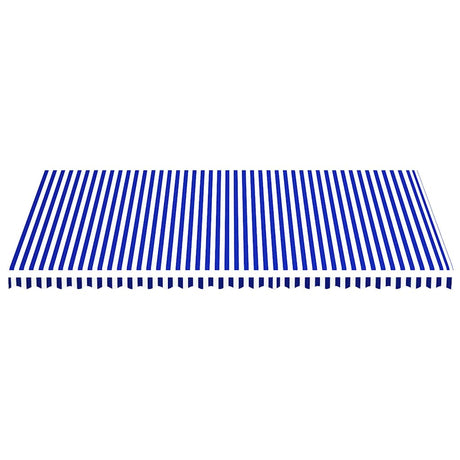 Vidaxl Ersatztuch für Luifel 6x3,5 m blau und weiß