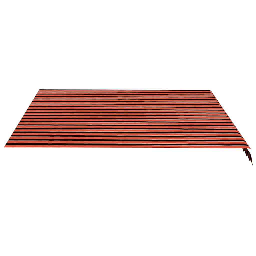 Vidaxx Ersatztuch für Markise 4x3,5 m Orange und Braun