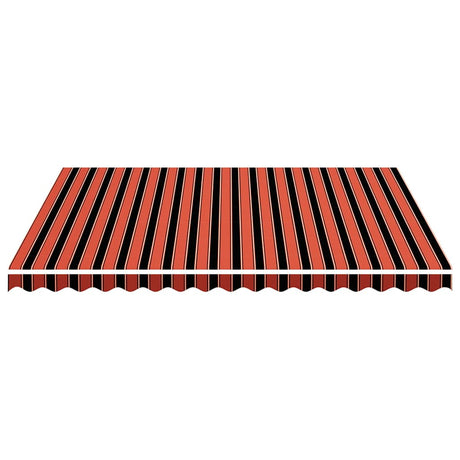 Vidaxx Ersatztuch für Markise 4x3,5 m Orange und Braun